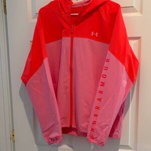 Under Armour women’s  Hooded Windbreaker Jacket XXL